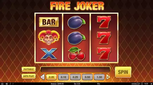 Fire Joker Online-Slot - Merkmale